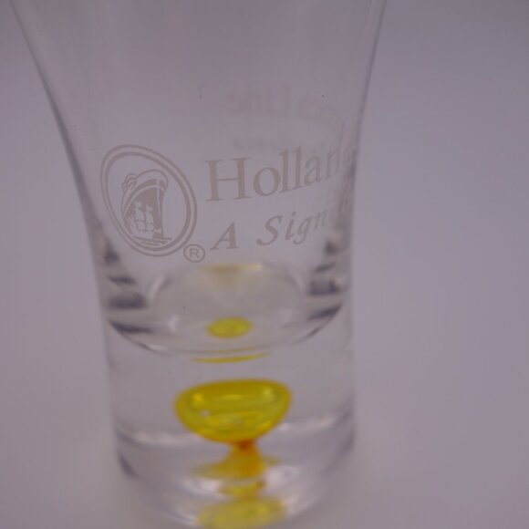 Set of Four(4) Holland America Line A Signature of Excellence Shot Glasses - Picture 9 of 9